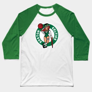 Boston Lady Celtics Baseball T-Shirt